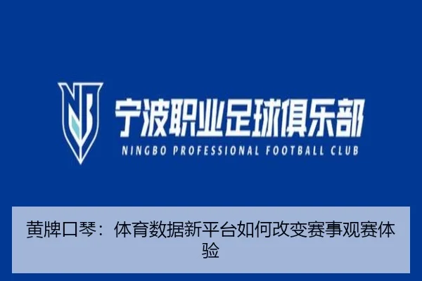 黄牌口琴：体育数据新平台如何改变赛事观赛体验